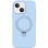 Чехол Silicone Case Full Protective NO LOGO with Ring для Apple iPhone 15 (6.1) - Blue