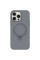 Чехол Silicone Case Full Protective NO LOGO with Ring для Apple iPhone 15 Pro (6.1) - Grey - фото
