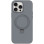 Чехол Silicone Case Full Protective NO LOGO with Ring для Apple iPhone 15 Pro (6.1) - Grey