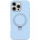 Чохол Silicone Case Full Protective NO LOGO with Ring для Apple iPhone 16 Pro (6.3) - Blue