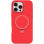 Чохол Silicone Case Full Protective NO LOGO with Ring для Apple iPhone 16 Pro (6.3) - Red