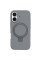 Чехол Silicone Case Full Protective NO LOGO with Ring для Apple iPhone 16 Plus (6.7) - Grey - фото