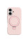 Чехол Silicone Case Full Protective NO LOGO with Ring для Apple iPhone 16 Plus (6.7) - Pink - фото