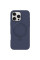 Чехол Silicone Case Full Protective NO LOGO with Ring для Apple iPhone 16 Pro Max (6.9) - Dark Blue - фото