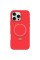 Чехол Silicone Case Full Protective NO LOGO with Ring для Apple iPhone 16 Pro Max (6.9) - Red - фото