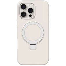 Чехол Silicone Case Full Protective NO LOGO with Ring для Apple iPhone 16 Pro Max (6.9) - White