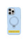 Чехол Silicone Case Full Protective NO LOGO with Ring для Apple iPhone 16e (6.1) - Blue - фото