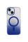 Чехол TPU+PC Phantom with MagSafe для Apple iPhone 13 / 14 (6.1) - Blue - фото