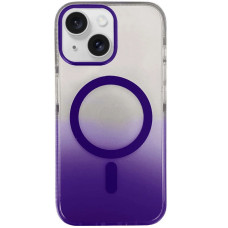 Чехол TPU+PC Phantom with MagSafe для Apple iPhone 13 / 14 (6.1) - Purple