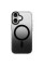 Чехол TPU+PC Phantom with MagSafe для Apple iPhone 16 (6.1) - Black - фото
