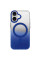 Чехол TPU+PC Phantom with MagSafe для Apple iPhone 16 (6.1) - Blue - фото