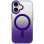 Чехол TPU+PC Phantom with MagSafe для Apple iPhone 16 (6.1) - Purple