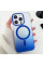 Чехол TPU+PC Phantom with MagSafe для Apple iPhone 16 Pro Max (6.9) - Blue - фото