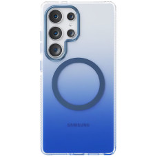 Чехол TPU+PC Phantom with MagSafe для Samsung Galaxy S25 Ultra - Blue