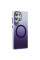 Чехол TPU+PC Phantom with MagSafe для Samsung Galaxy S25 Ultra - Purple - фото