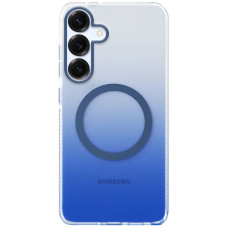 Чехол TPU+PC Phantom with MagSafe для Samsung Galaxy S25 - Blue