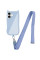 Чехол TPU GETMAN Cat with straps для Apple iPhone 16 Plus (6.7) - Blue