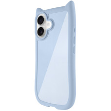 Чехол TPU GETMAN Cat with straps для Apple iPhone 16 Plus (6.7) - Blue