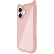 Чехол TPU GETMAN Cat with straps для Apple iPhone 16 Plus (6.7) - Pink