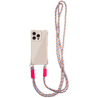 Чохол TPU CrossBody with straps для Apple iPhone 13 Pro Max (6.7) - Antique White