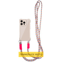 Чохол TPU CrossBody with straps для Apple iPhone 14 (6.1) - Antique White