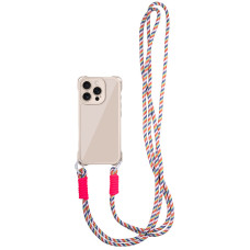 Чехол TPU CrossBody with straps для Apple iPhone 15 Pro (6.1) - Antique White