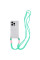 Чехол TPU CrossBody with straps для Apple iPhone 16 Pro Max (6.9) - Transparent - фото