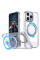 Чохол TPU+PC Empire with MagSafe and Ring для Apple iPhone 16 Pro Max (6.9) - Clear - фото