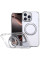 Чохол TPU+PC Empire with MagSafe and Ring для Apple iPhone 16 Pro Max (6.9) - Clear - фото