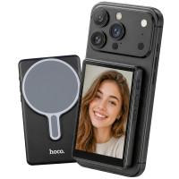 Бездротовий дублюючий екран / монітор для селфі Hoco DI100 with Magnetic - Black