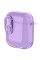 Футляр TPU Colorful для навушників Airpods 1/2 - Purple - фото