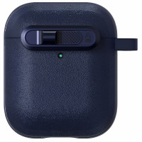 Футляр Frosted для наушников Airpods 1/2 - Blue