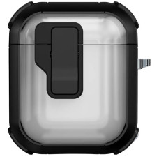 Футляр протиударний Locking Button для навушників Airpods 1/2 - Black