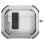 Футляр протиударний Locking Button для навушників Airpods 3 - White