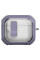Футляр протиударний Locking Button для навушників Airpods 4 - Light Purple - фото