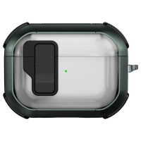 Футляр протиударний Locking Button для навушників Airpods Pro - Apple Green