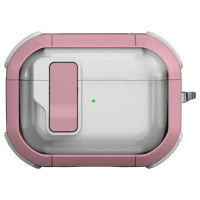 Футляр протиударний Locking Button для навушників Airpods Pro - Pink