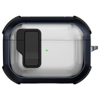 Футляр протиударний Locking Button для навушників Airpods Pro 2 / Pro - Blue
