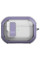 Футляр протиударний Locking Button для навушників Airpods Pro 2 / Pro - Light Purple - фото