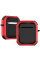 Футляр протиударний Black ed. для навушників Airpods 1/2 - Red - фото