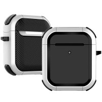 Футляр противоударный Black ed. для наушников Airpods 1/2 - White