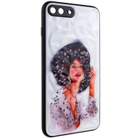 TPU+PC чохол Prisma Ladies для Apple iPhone 7 plus / 8 plus (5.5) - Girl in a hat