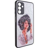 TPU+PC чохол Prisma Ladies для Samsung Galaxy A54 5G - Girl in a hat