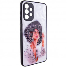 TPU+PC чохол Prisma Ladies для Samsung Galaxy A32 4G - Girl in a hat