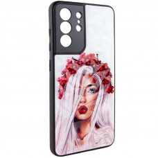 TPU+PC чохол Prisma Ladies для Samsung Galaxy S22 Ultra - Ukrainian Girl