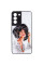 TPU+PC чохол Prisma Ladies для Samsung Galaxy S22 - Girl in a hat - фото