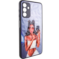 TPU+PC чохол Prisma Ladies для Samsung Galaxy M23 5G / M13 - Black in White