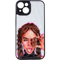 TPU+PC чохол Prisma Ladies для Apple iPhone 14 (6.1) - Chocolate