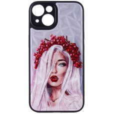 TPU+PC чохол Prisma Ladies для Apple iPhone 14 (6.1) - Ukrainian Girl