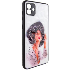 TPU+PC чохол Prisma Ladies для Samsung Galaxy A04 - Girl in a hat